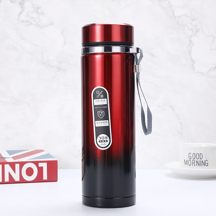 304 stainless steel insulated cup outdoor vacuum travel gift cup portable large capacity sling mountaineering sports kettle 10
