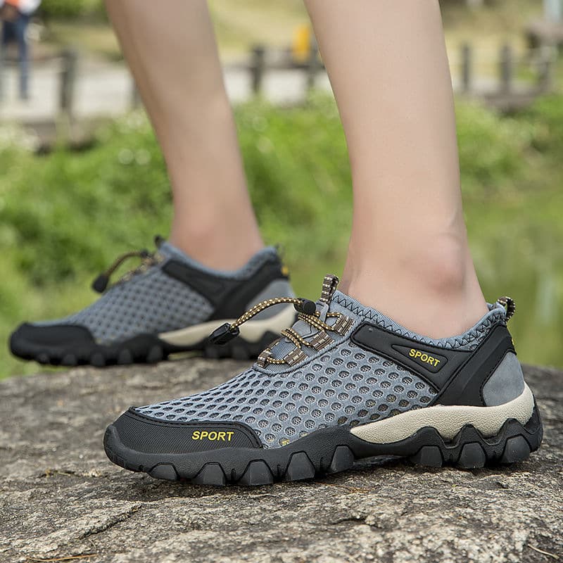 Wading shoes, men's shoes, sports shoes, men's summer mesh breathable shoes, casual running shoes, outdoor mesh mesh shoes 4