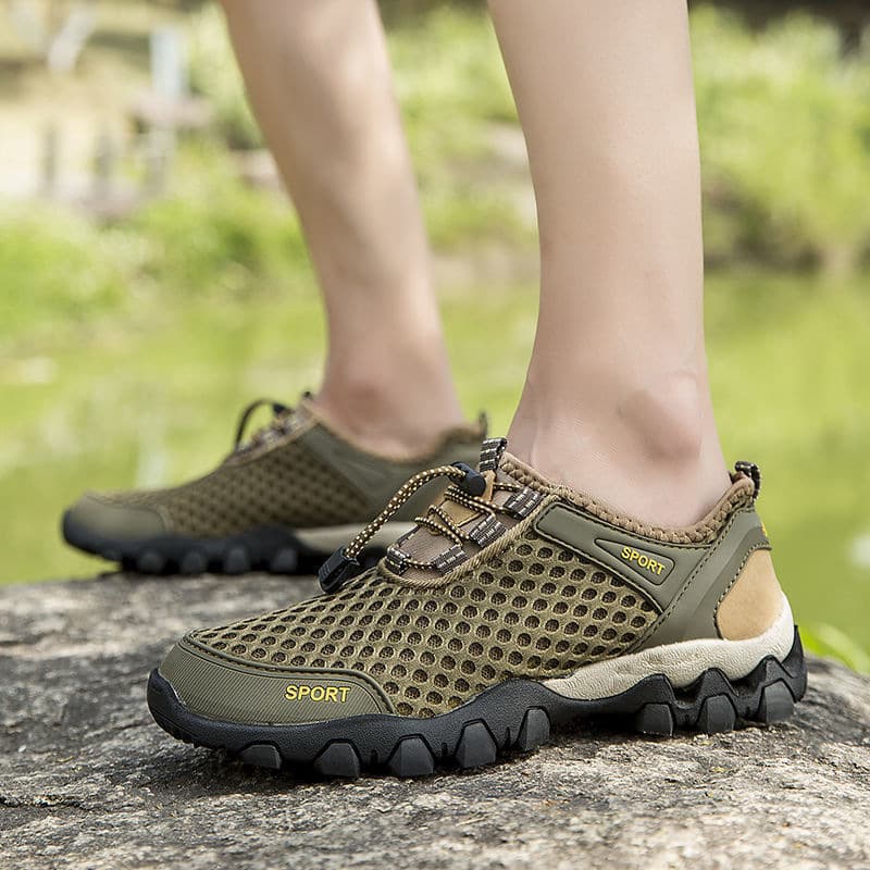 Wading shoes, men's shoes, sports shoes, men's summer mesh breathable shoes, casual running shoes, outdoor mesh mesh shoes 5