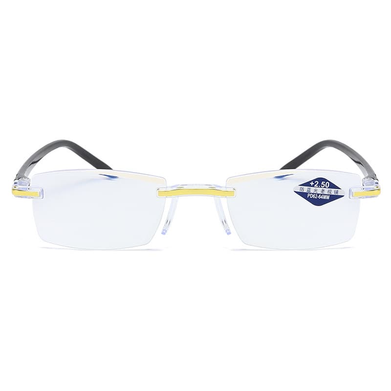New anti-blue light reading glasses, rimless reading glasses, edge-cut reading glasses, street stalls, reading glasses source manufacturer 8