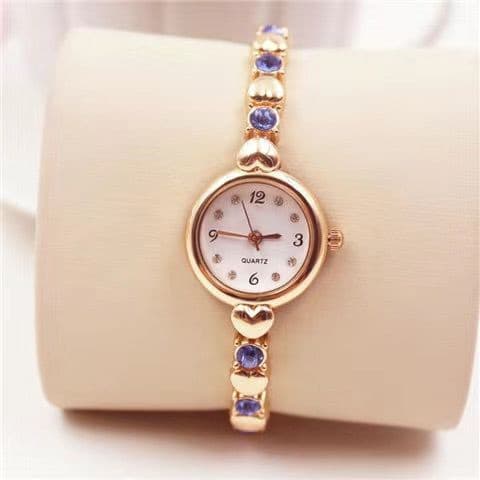 JW trendy Korean style elegant ladies water diamond watch small simple bracelet watch girls fashion watch 3