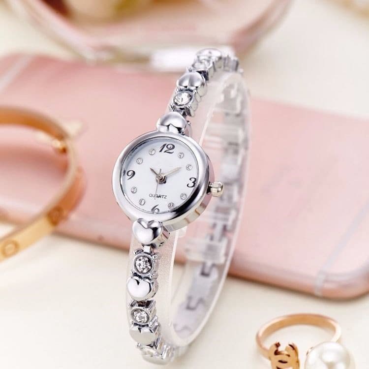 JW trendy Korean style elegant ladies water diamond watch small simple bracelet watch girls fashion watch 6