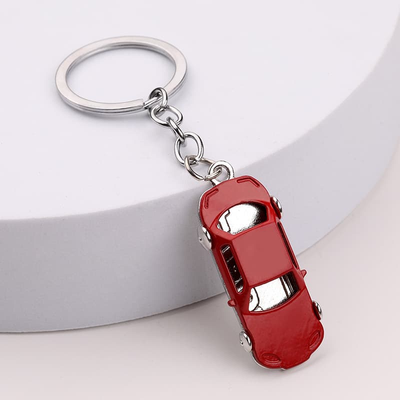 Factory direct sales new metal color car keychain pendant creative gift keychain pendant wholesale 3