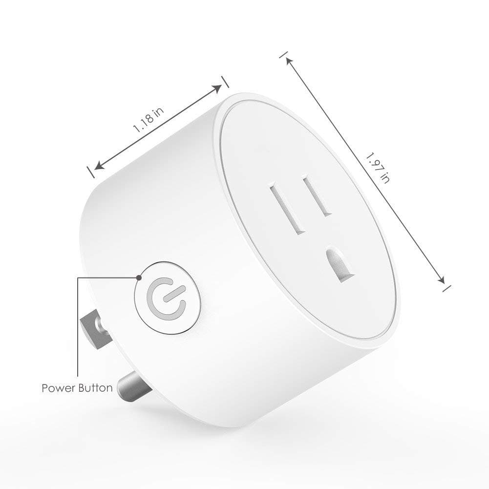 Tuya wifi smart socket wireless switch mobile phone app remote ALexa audio voice control smart home 6