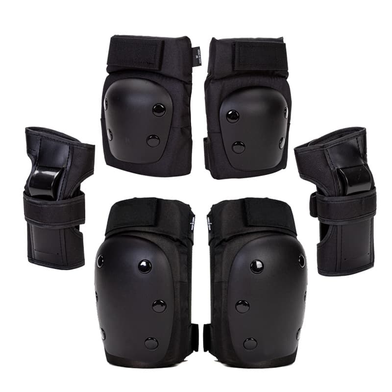 Children's skateboard protective gear, ski protective gear, six-piece set, thickened adult roller skating protective gear, palm protectors, elbow protectors, knee protectors 3