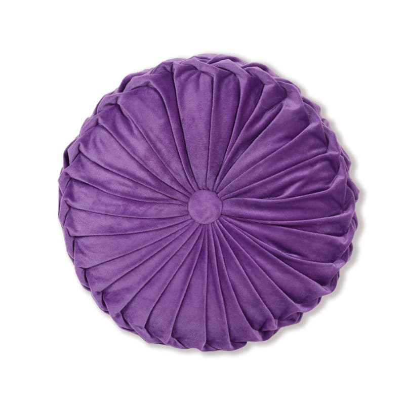Nordic Round Dutch Velvet Cushion Plush Jacquard Wheel Cushion Four Seasons Home Decoration Pillow Tatami Futon Cushion 6