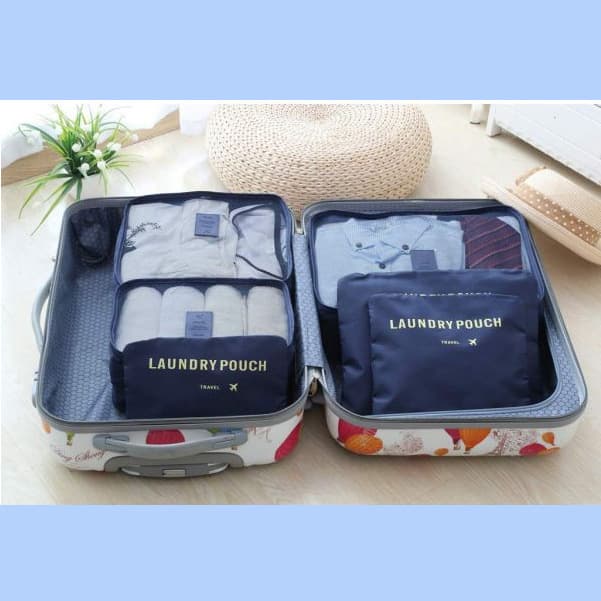Oxford cloth travel storage six-piece suitcase clothing storage bag 6-piece storage bag set travel essentials 10