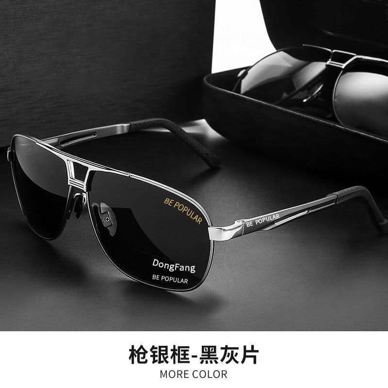 Day and night color-changing sunglasses polarized sunglasses men's anti-high beam fishing watch high-definition driving glasses 01 4