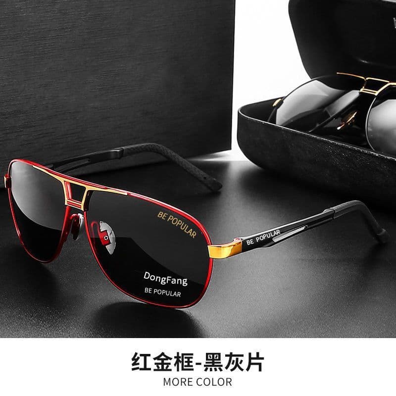 Day and night color-changing sunglasses polarized sunglasses men's anti-high beam fishing watch high-definition driving glasses 01 8