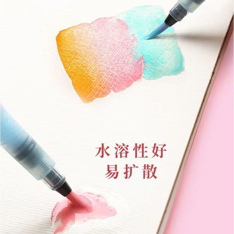 Manufacturer cross-border solid watercolor paint set wholesale tin box children's watercolor painting painting pigment powder complete set 5