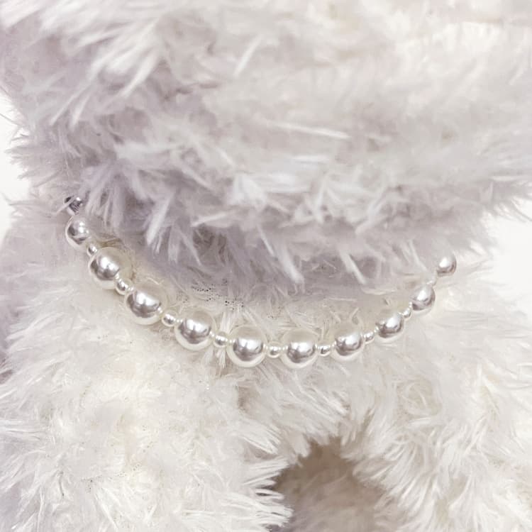 Zhous pet supplies collar leash collar pearl cat necklace small and medium-sized dog collar collar accessories 3