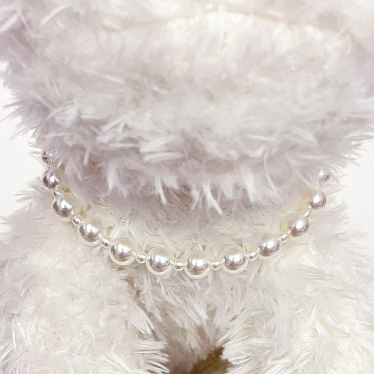 Zhous pet supplies collar leash collar pearl cat necklace small and medium-sized dog collar collar accessories 4