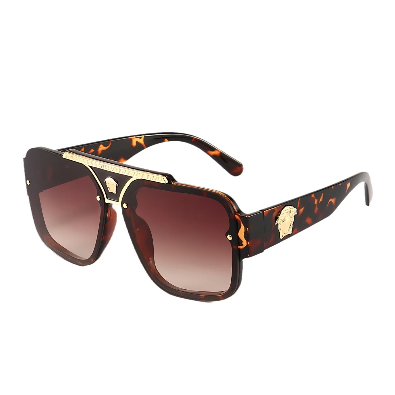 New Yingling Fashion Sunglasses for Men and Women Cross-border Personalized Foreign Trade Large-Frame Human Head Sunglasses INS Style Prom Glasses 6