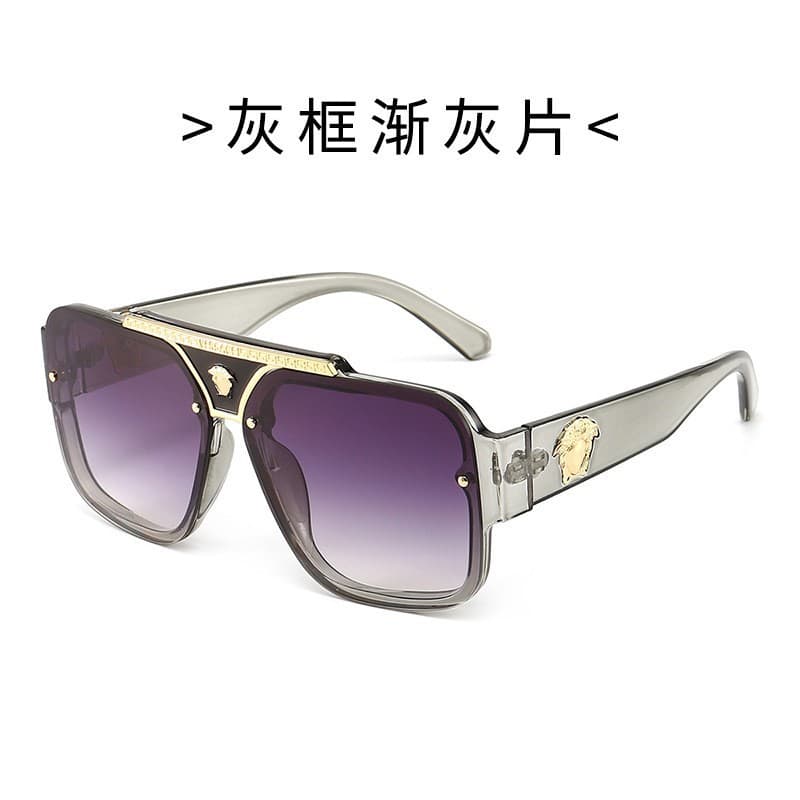 New Yingling Fashion Sunglasses for Men and Women Cross-border Personalized Foreign Trade Large-Frame Human Head Sunglasses INS Style Prom Glasses 7