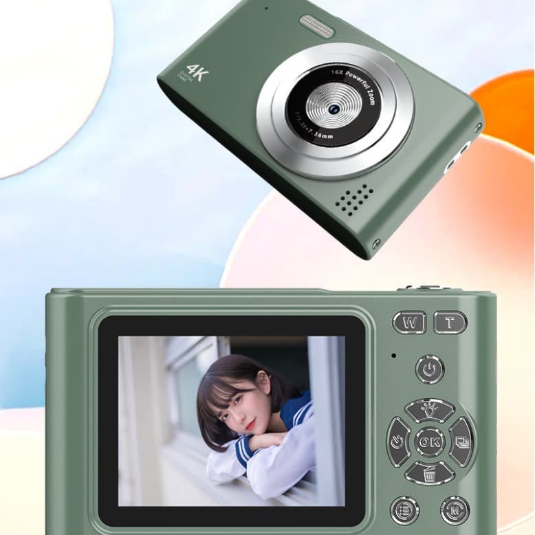 Cross-border CCD retro digital camera 4K mini card machine small SLR campus youth movement student party 5