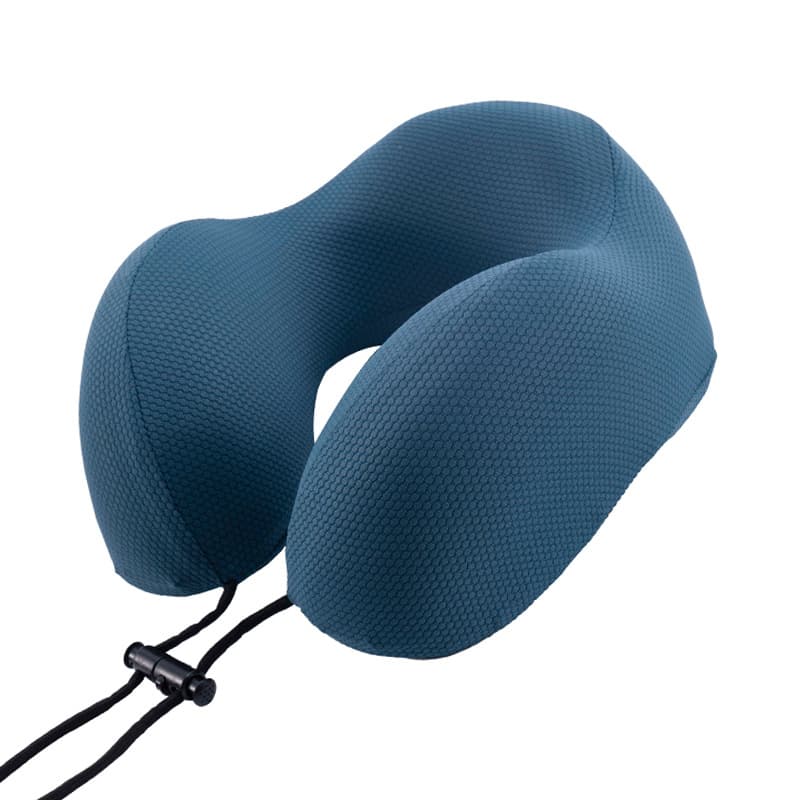 Amazon Cervical Pillow Ice Silk Nylon U-shaped Pillow Memory Foam Travel Storage Neck Pillow Office Nap Pillow Customized 10
