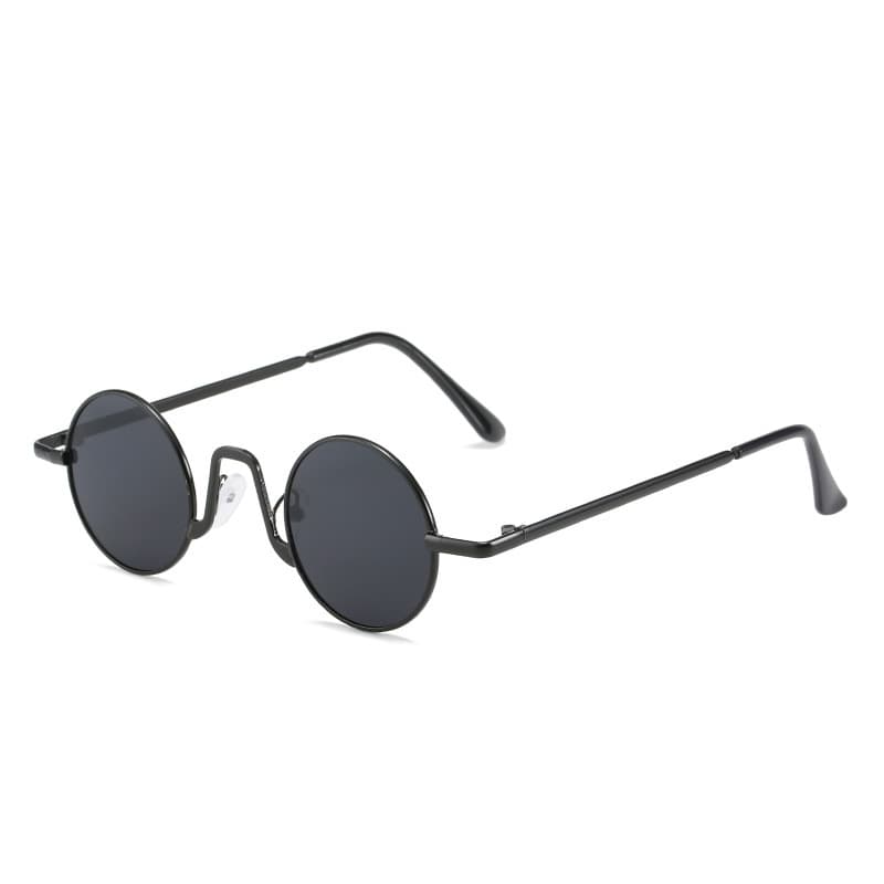 New round round frame retro cross-border personalized metal sunglasses for men and women for outdoor sports 4