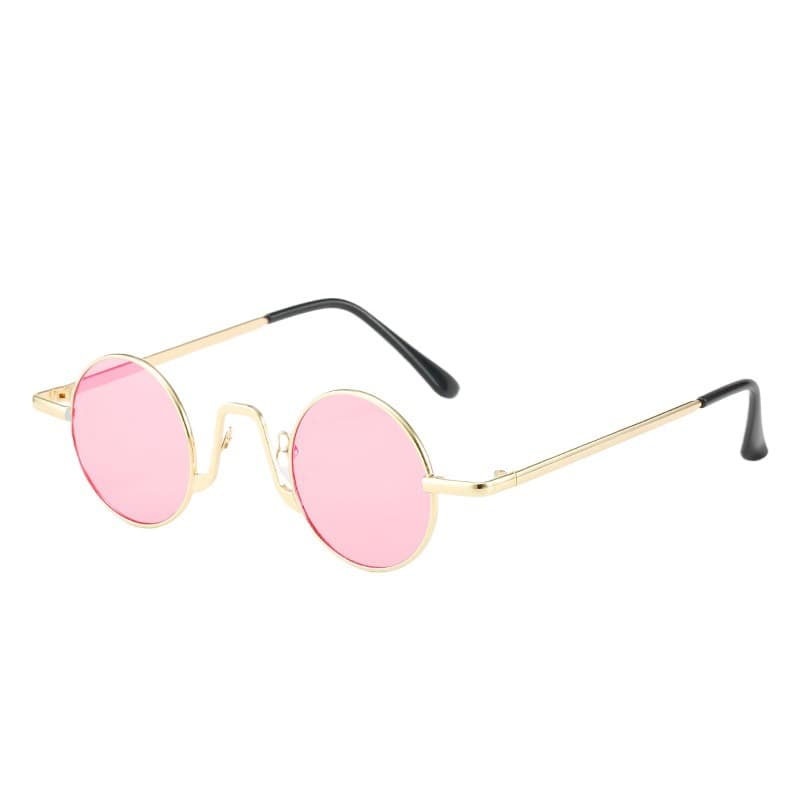 New round round frame retro cross-border personalized metal sunglasses for men and women for outdoor sports 6