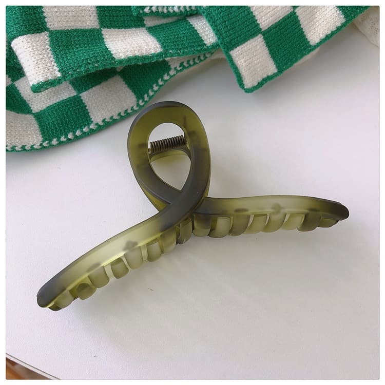 13cm gradient matte large hair clip high-end temperament hair clip girls back of the head hair clip hair shark clip 10
