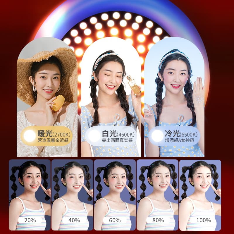 Yuchen 500W live broadcast fill light live broadcast room sales special shooting soft light photography photography light professional equipment 4
