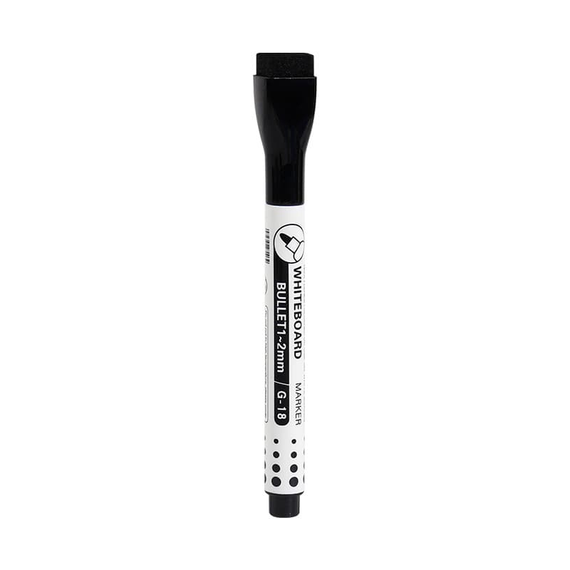 Wholesale colorful magnetic whiteboard markers with tape brush large capacity wipeable water-based children's drawing board painting markers 10