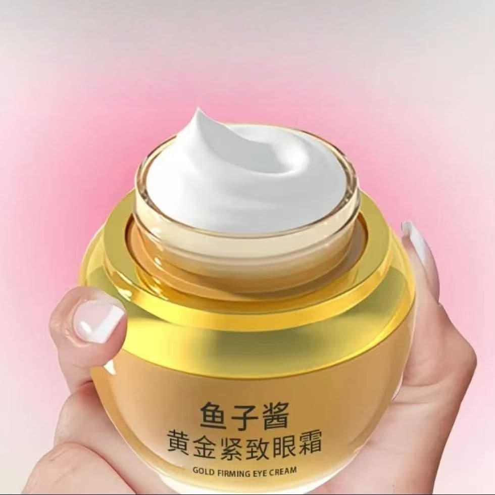 Gold Caviar Eye Cream Lightens Wrinkles, Firms and Lightens Eye Circles Caviar Essence Eye Cream Hydrates and Lightens Eye Bags and Dark Circles 5