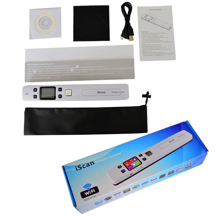 Mini portable handheld wireless WIFI HD A4 scanner zero-margin book scanner with editable documents 5