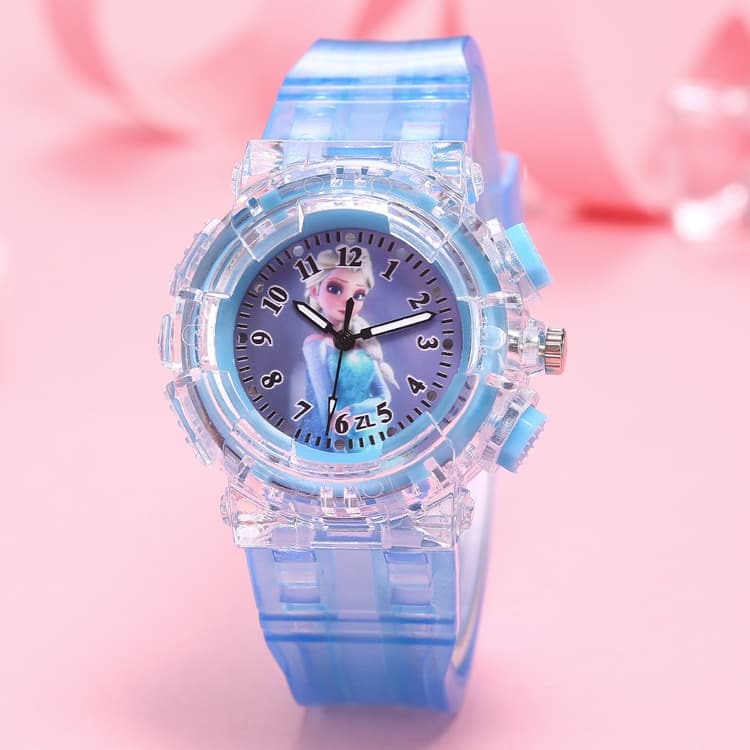 Frozen children's watch fashion creative colorful luminous light boys and girls children's watch manufacturer supply 5