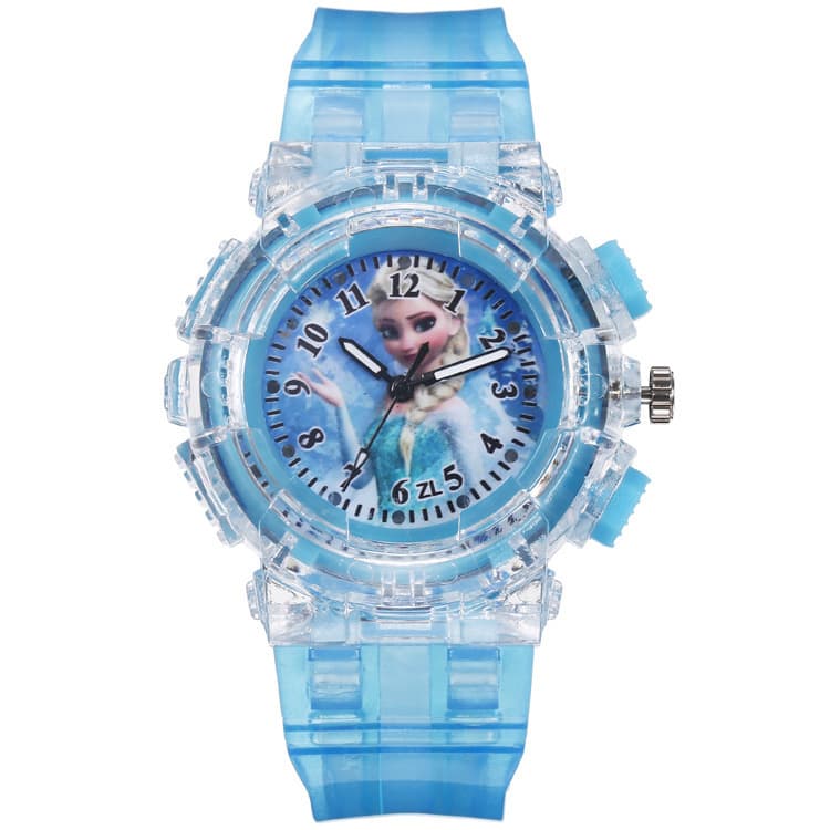 Frozen children's watch fashion creative colorful luminous light boys and girls children's watch manufacturer supply 6