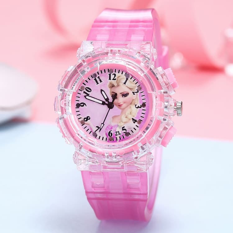 Frozen children's watch fashion creative colorful luminous light boys and girls children's watch manufacturer supply 7
