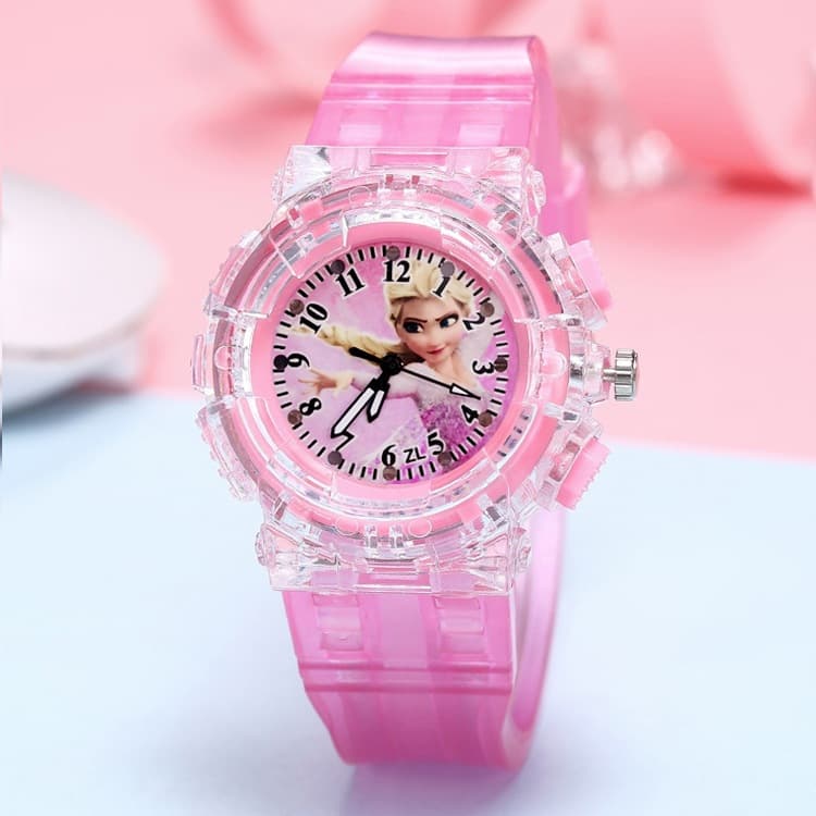 Frozen children's watch fashion creative colorful luminous light boys and girls children's watch manufacturer supply 10