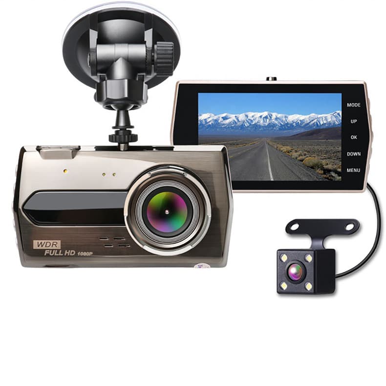4-inch zinc alloy driving recorder high-definition dual-lens cross-border Vietnam hot-selling car driving recorder DVR 7