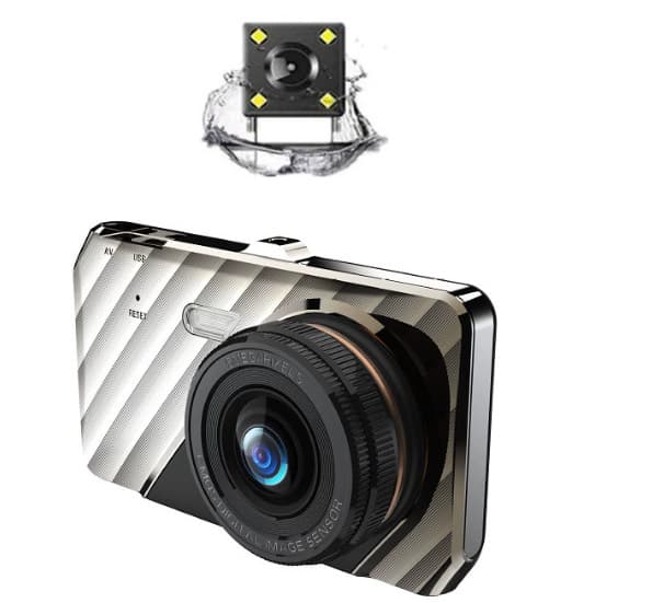 4-inch zinc alloy driving recorder high-definition dual-lens cross-border Vietnam hot-selling car driving recorder DVR 9
