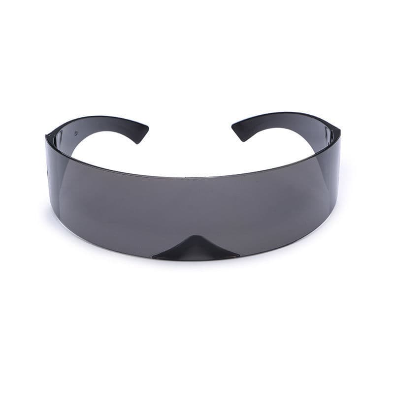 European and American cyberpunk technology-sense sunglasses for female Internet celebrities masquerade photo props all-in-one goggle sunglasses 2