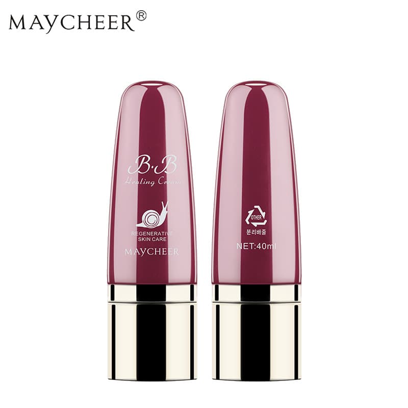 Meixier Snail Essence BB Cream CC Stick Isolating Concealer Moisturizing Repair Nude Makeup Air Cushion with Cotton Tip to Brighten Skin Color 6
