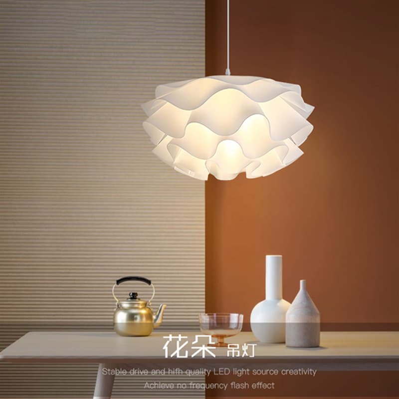 Nordic modern minimalist creative flower Internet celebrity clothing store ins girl warm restaurant bedroom pine cone chandelier 3