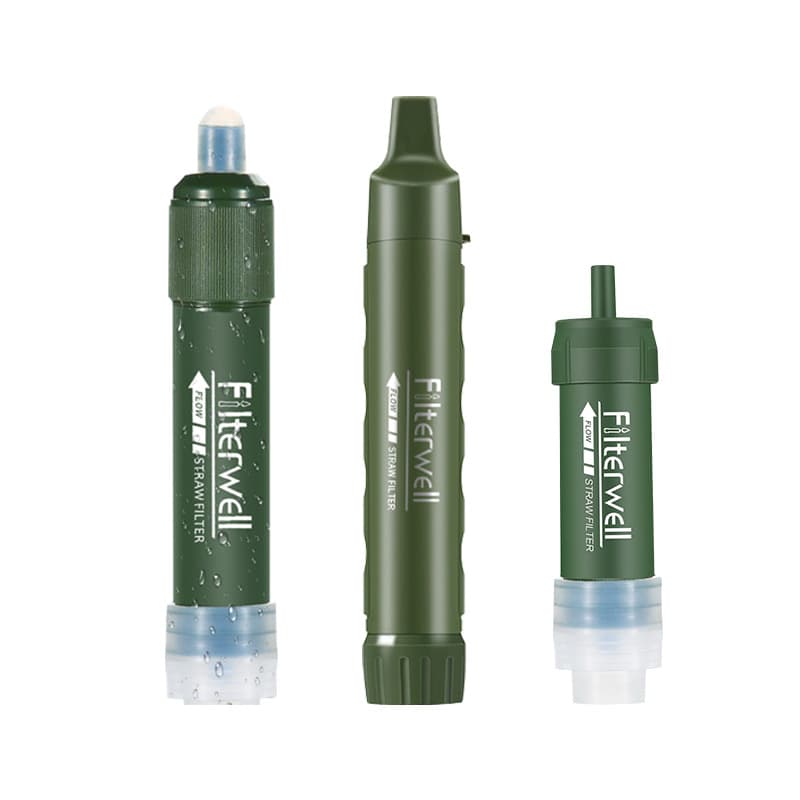 Outdoor filter emergency water purification straw portable water filter outdoor water purifier camping survival first aid supplies 6