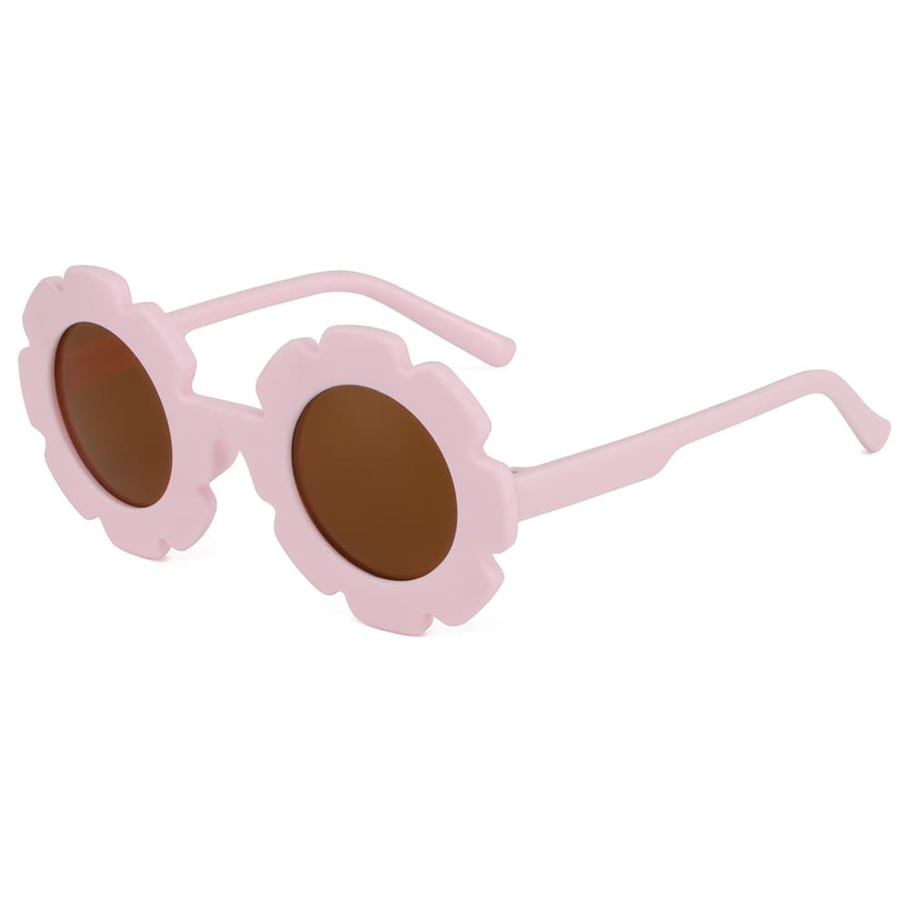 Children's sunglasses travel sun protection UV protection sunglasses cute sun flower baby decorative glasses 6