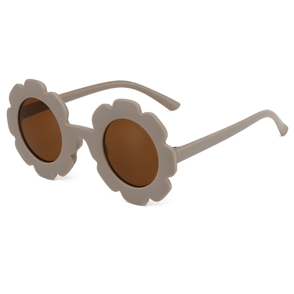 Children's sunglasses travel sun protection UV protection sunglasses cute sun flower baby decorative glasses 7