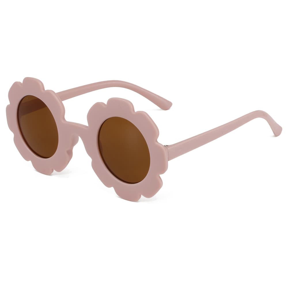 Children's sunglasses travel sun protection UV protection sunglasses cute sun flower baby decorative glasses 10