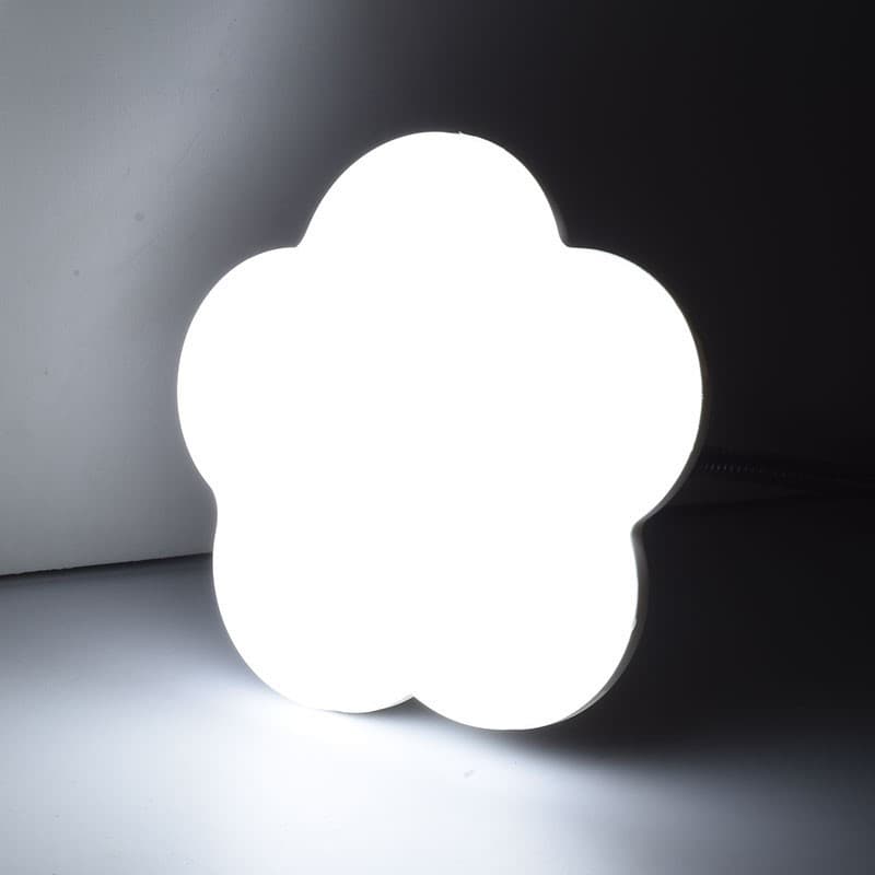 Plum blossom flying saucer lamp restaurant indoor household ceiling lamp bulb lamp hanging chandelier led bulb home decoration lamp 4