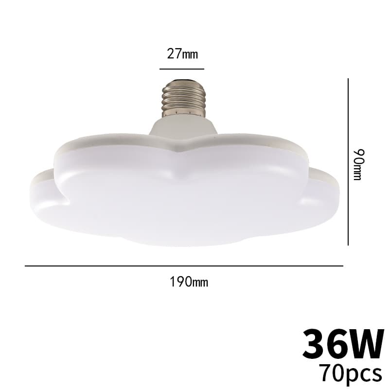 Plum blossom flying saucer lamp restaurant indoor household ceiling lamp bulb lamp hanging chandelier led bulb home decoration lamp 9