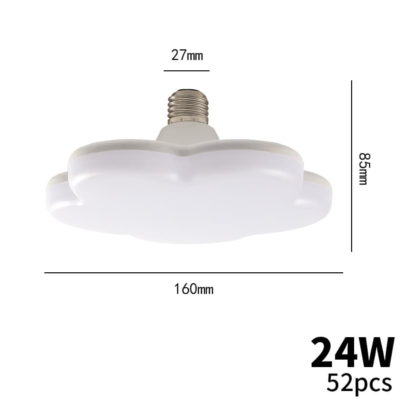 Plum blossom flying saucer lamp restaurant indoor household ceiling lamp bulb lamp hanging chandelier led bulb home decoration lamp 10