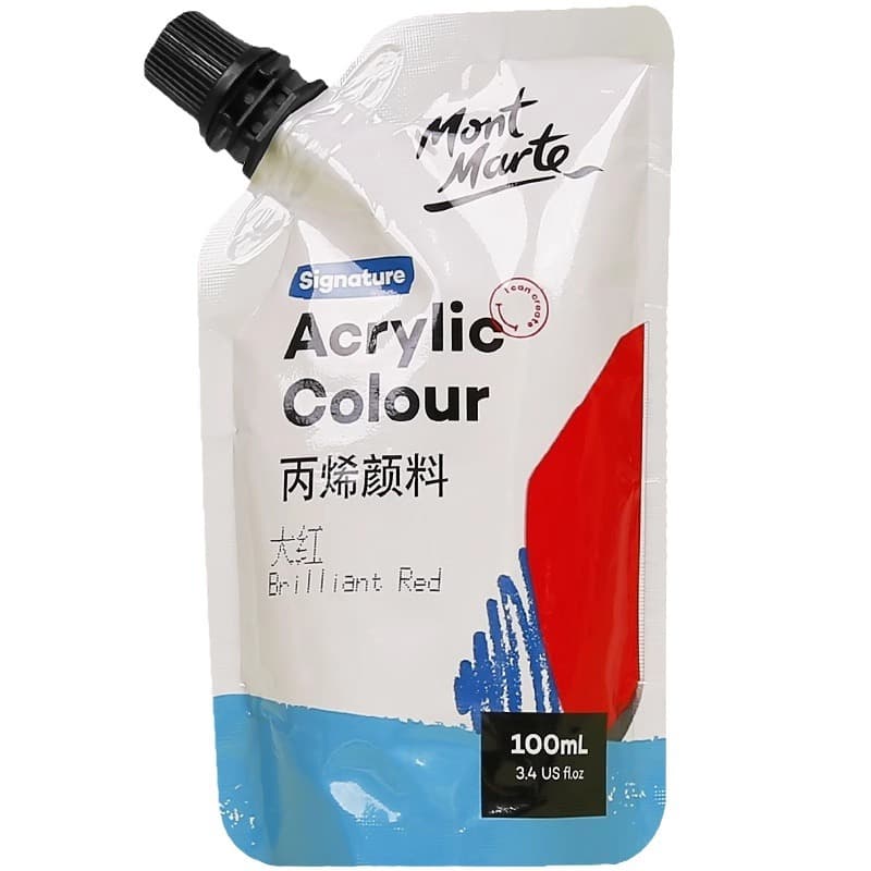 Montmartre 100ml acrylic paint set plaster doll paint acrylic 48 colors waterproof wall paint wholesale 6