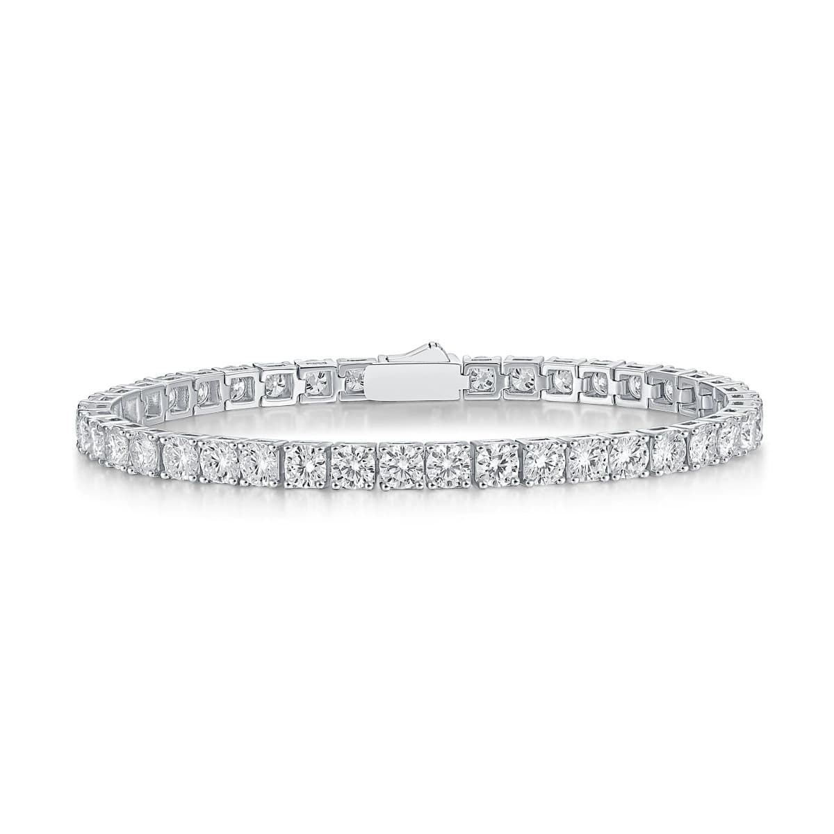 S925 silver moissanite tennis bracelet for women new style silver gold-plated cross-border best selling bracelet for men and women in stock 6
