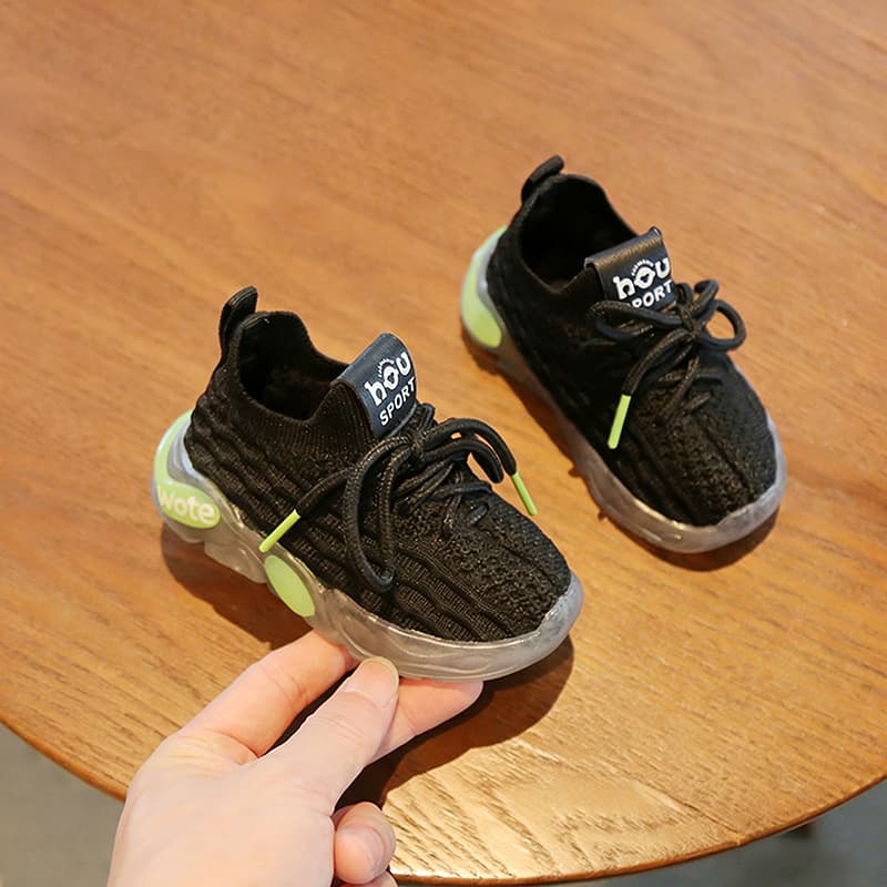 Autumn and winter baby shoes breathable soft-soled coconut shoes for 0 to 6-year-old girls baby mesh knitted toddler shoes 5