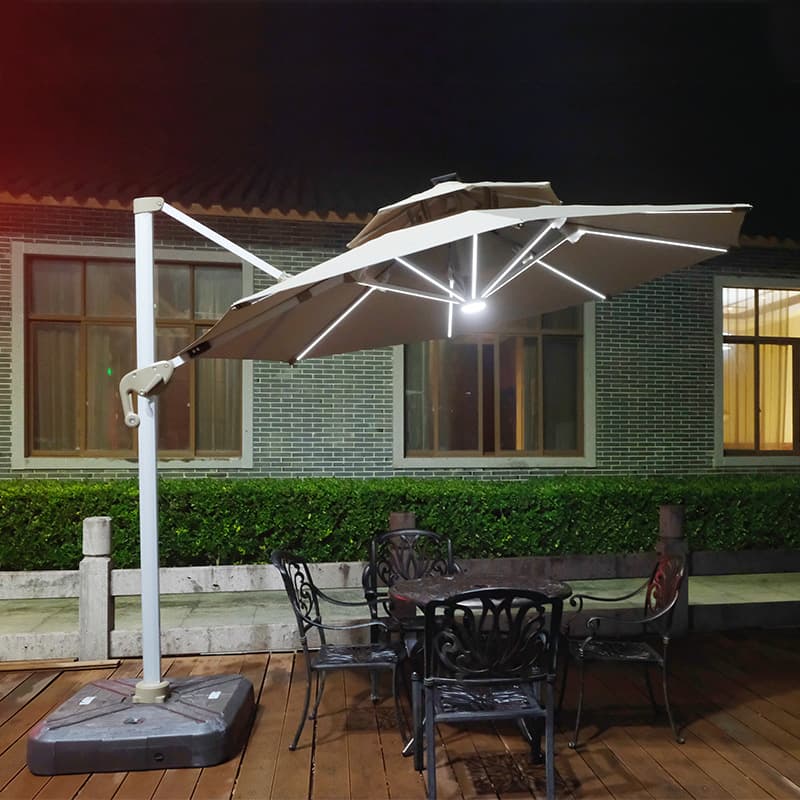 Central Roman Umbrella Courtyard Villa B&B Parasol Leisure Milk Tea Shop Cafe Sun Umbrella Outdoor Square 3