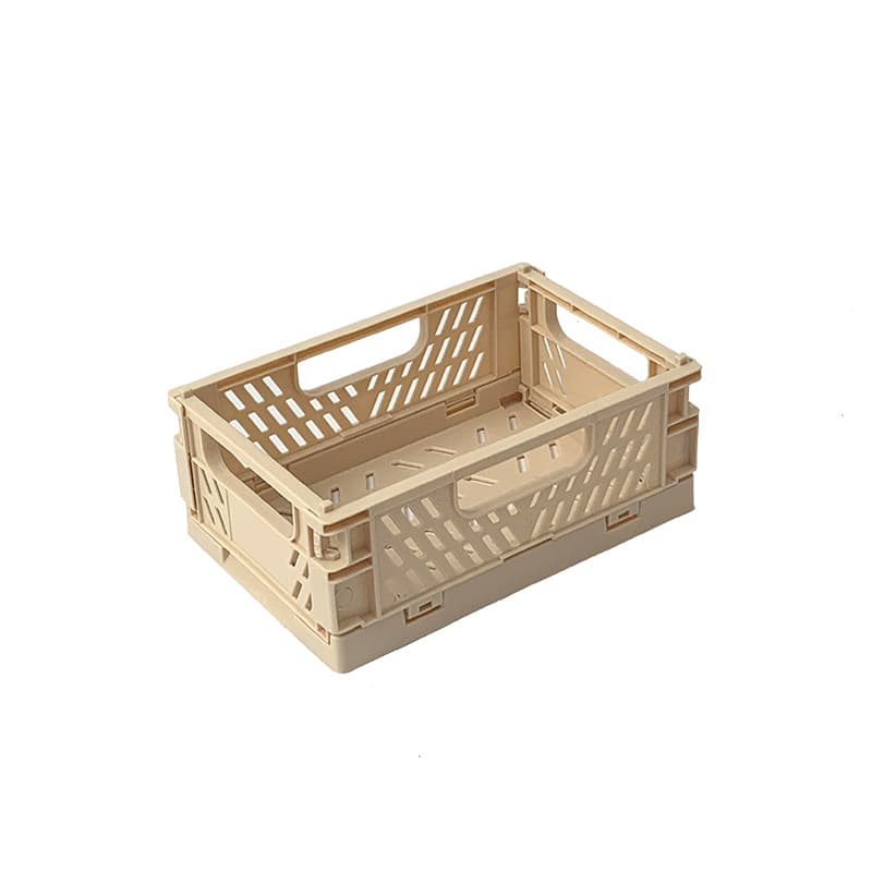 Foldable desktop storage basket snacks cosmetics sundry storage basket cross-border home kitchen fruit basket storage basket 10