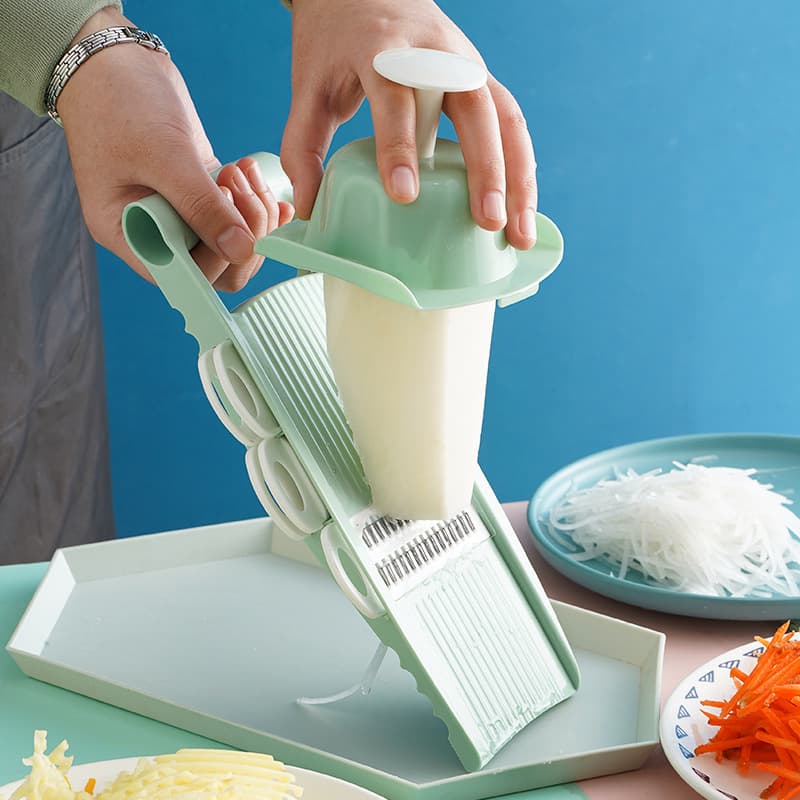 Multifunctional grater set, grater hand guard, fancy grater insert, vegetable slicer, shredder 4