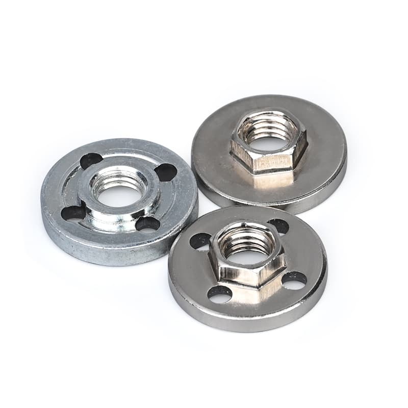 Type 100 angle grinder pressure plate, universal grinding plate, hexagonal nut, four-hole power tool splint wholesale 1